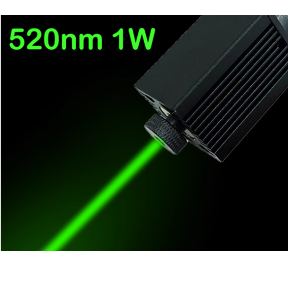 Industrial Laser Pointer - 520nm 1W Dot Green Adjustable Thickness
