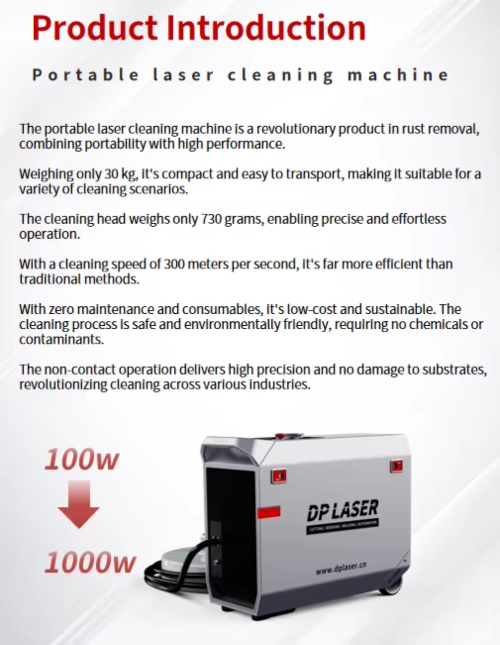 Industrial Laser Paint Remover - Industrial Portable Laser Cleaning Machine Handheld