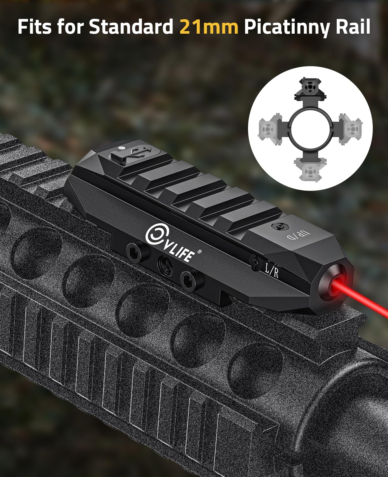 CVLIFE Low Profile Laser Sight - đánh giá và giá Industrial Laser Pointer