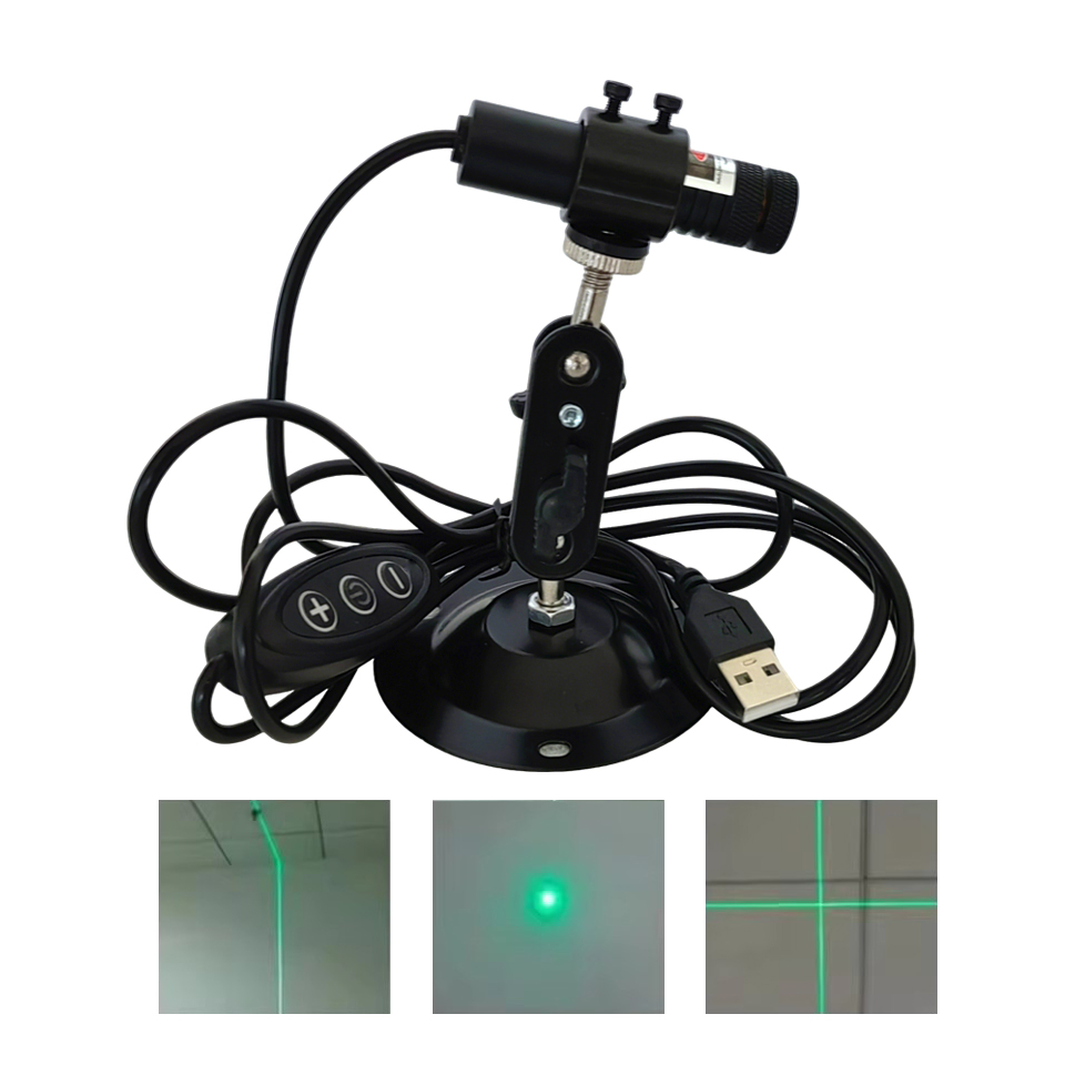 USB Green Dot/Line/Cross 50mW  - đánh giá và giá Industrial Laser Pointer