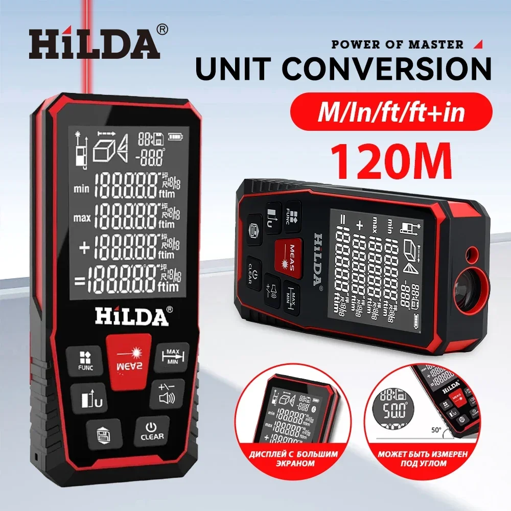 Hilda Laser Khoảng Cách 50M/10 - đánh giá và giá Industrial Laser Rangefinder
