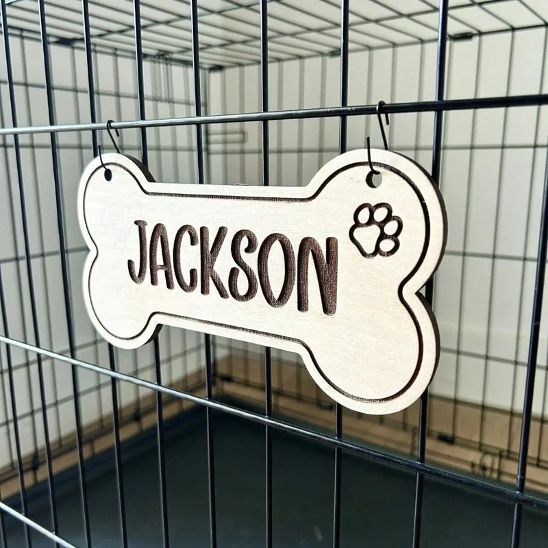 5PCS Custom Wooden Dog Tag - P - đánh giá và giá Industrial Laser Marker