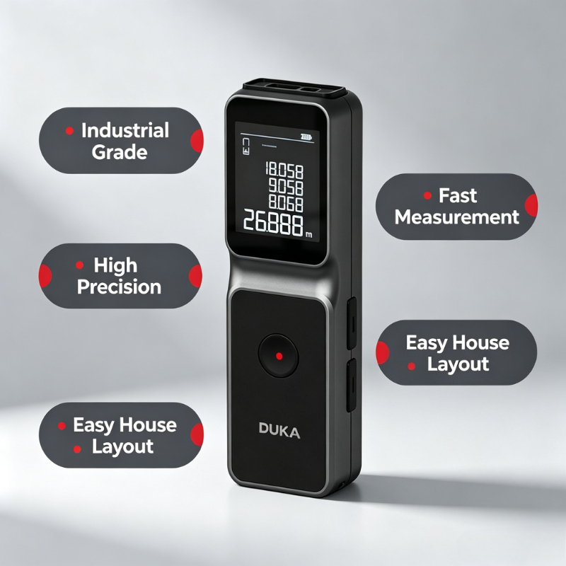 DUKA LSA Laser Range Finder In - đánh giá và giá Industrial Laser Measuring Device