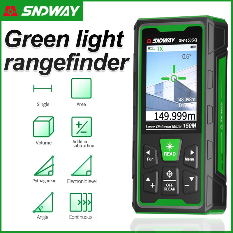 Green Laser Distance Meter Dig - đánh giá và giá Industrial Laser Rangefinder