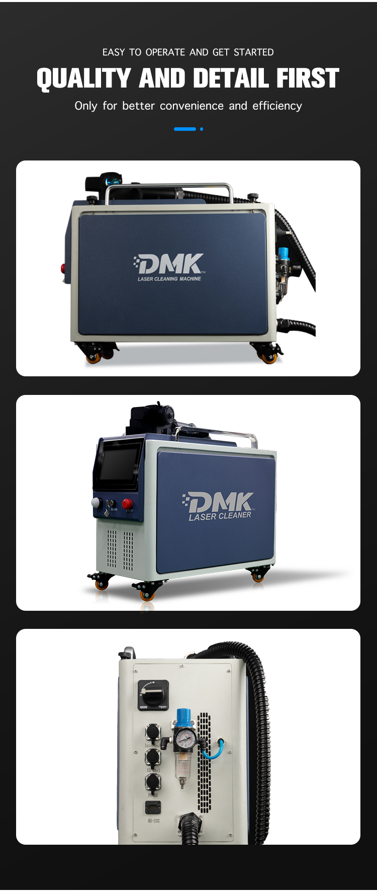 DMK 100W 200W 300w Pulse Laser - đánh giá và giá Industrial Laser Paint Remover