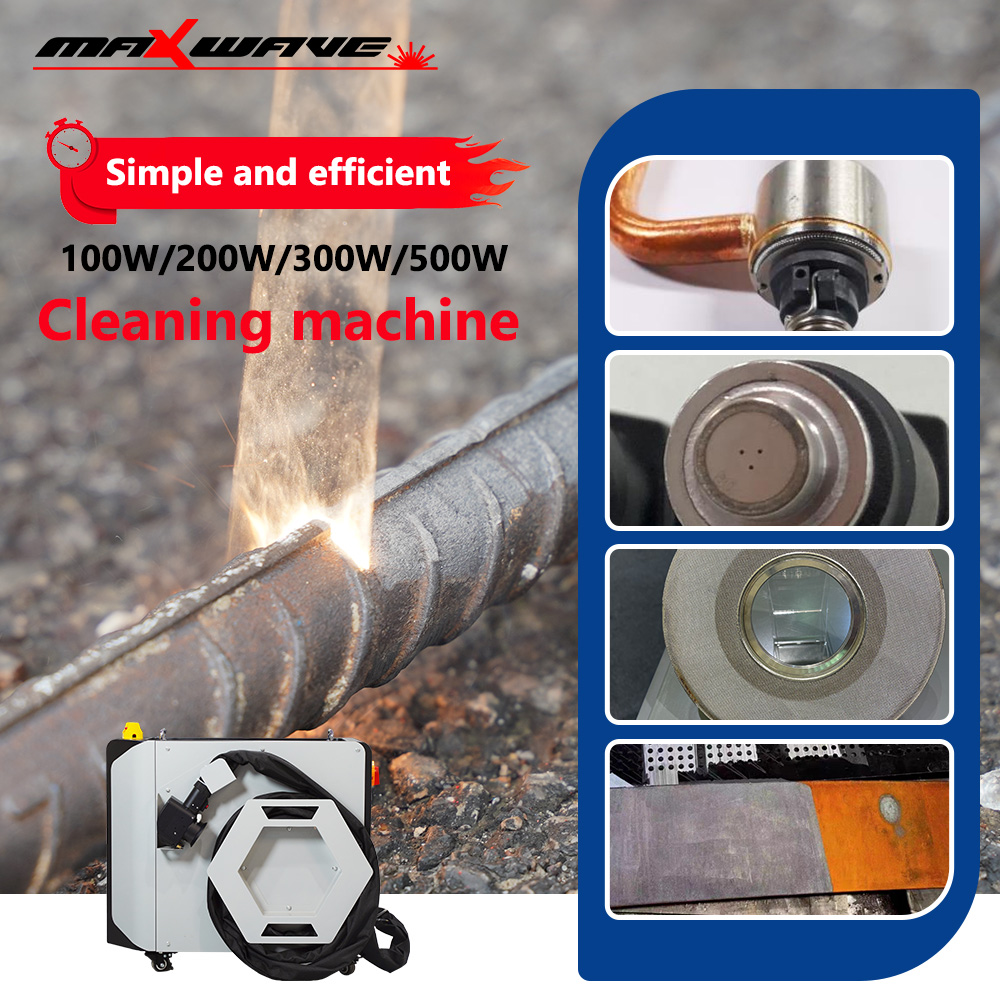 Maxwave 300W Laser Cleaner Por - đánh giá và giá Industrial Laser Paint Remover
